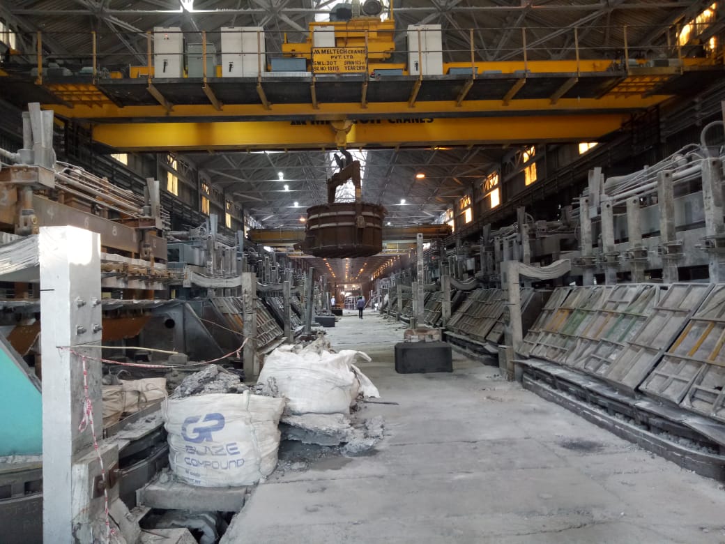 Aluminium Potroom Crane